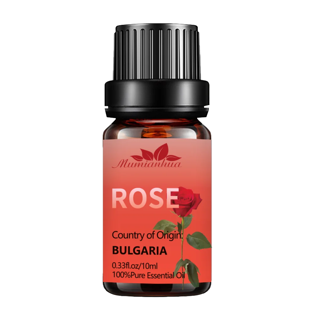 Guangzhou Wholesale Bulk Price Nourishing Relieve Fatigue Natural Rose Essential Oil new Pure 100% Rose skin care Oil