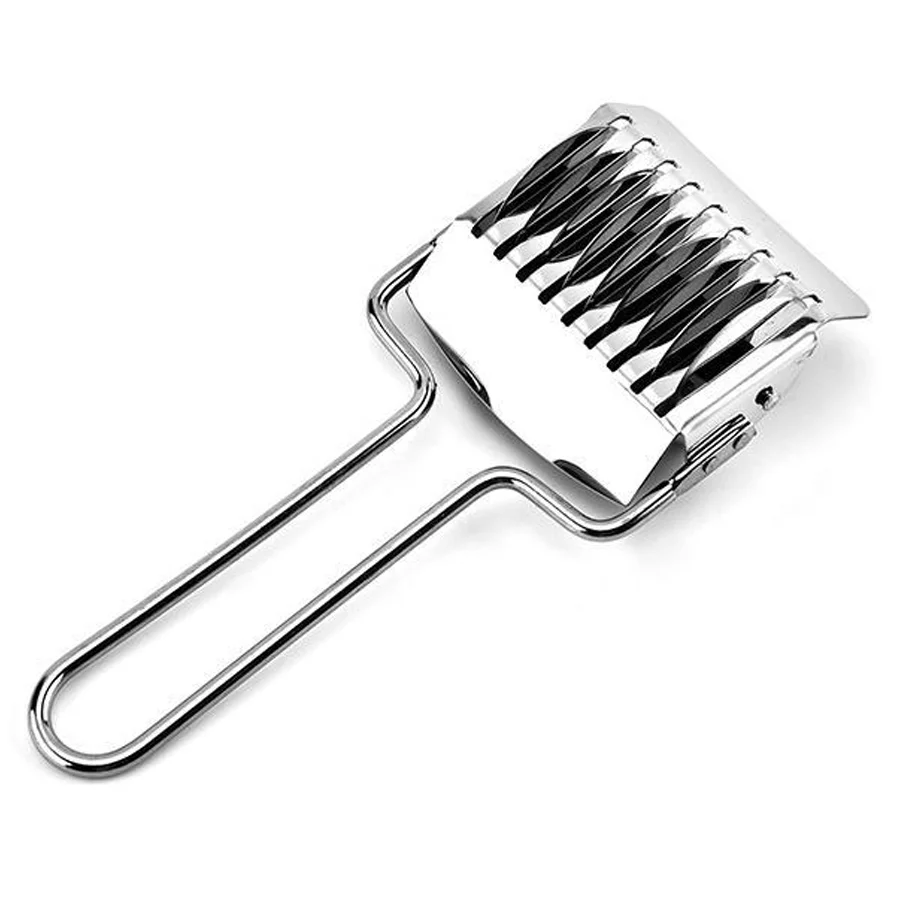 High Grade Stainless Steel Noodle Lattice Roller Docker Dough Cutter Pasta Spaghetti Maker for Kitchen Cooking Tools