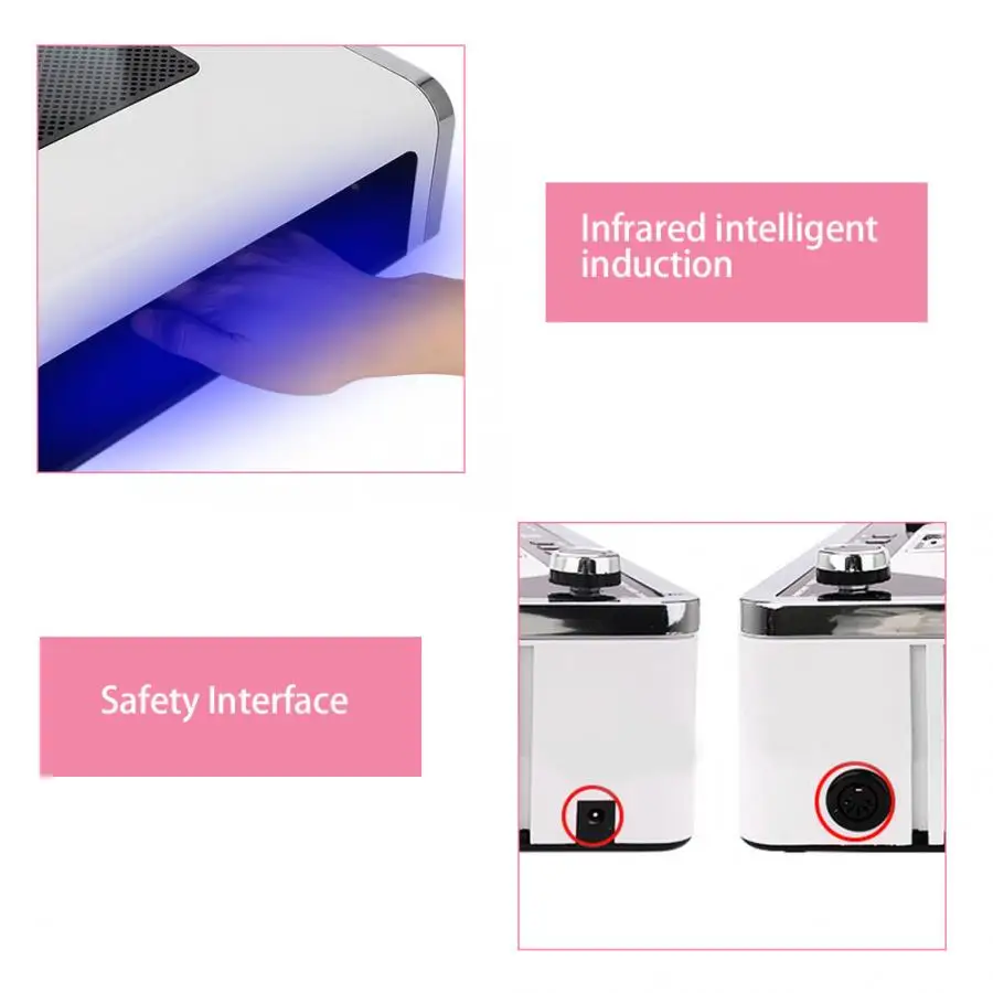 Multifunction Manicure Pedicure Nail Drill Tools Pro Beauty Electronic Plastic Feature Material E File 30S 60S 90S UV Gel Lamp