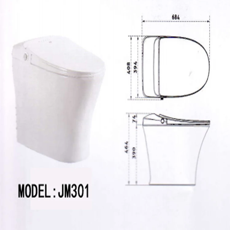 JM301 China sanitary ware ceramic toilet WaterMark SAA approved one piece bidge toilet