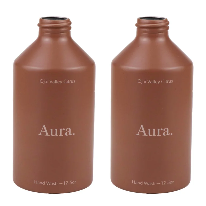 30ml 50ml 100ml 150ml 200ml 250ml 500ml Matte brown aluminum spray pump bottle for cosmetic packaging