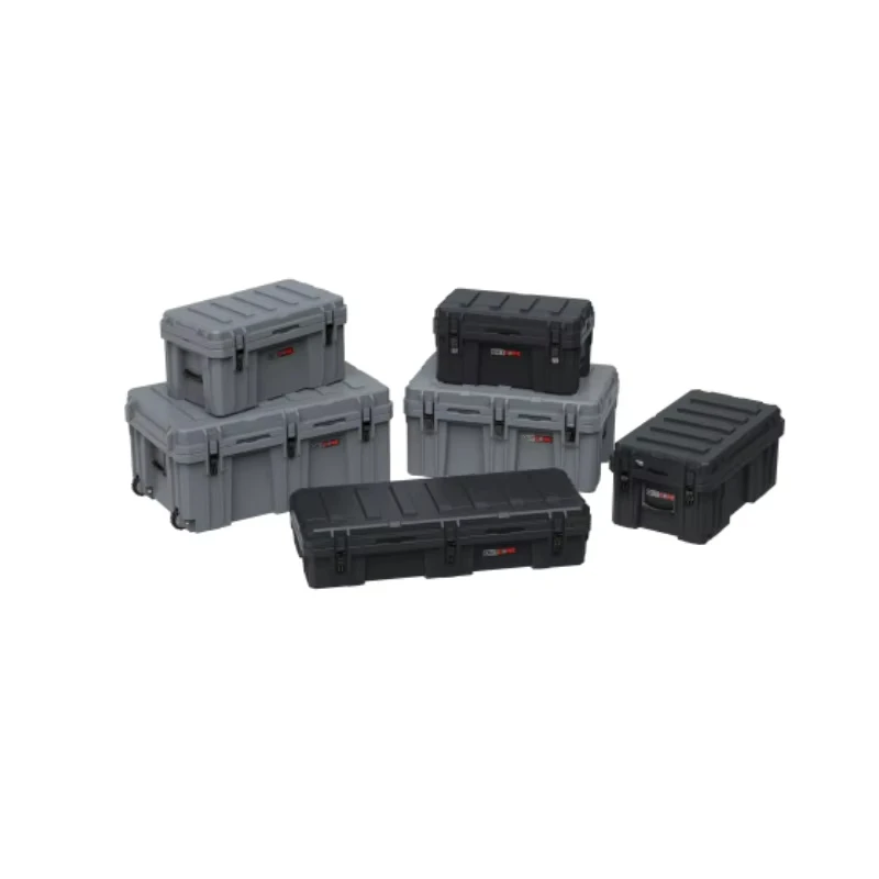 High Quality Roof Rugged Cargo Box 95l Multi-functional in stocks Rotoplastic Toolbox Heavy Cargo Box Storage Box