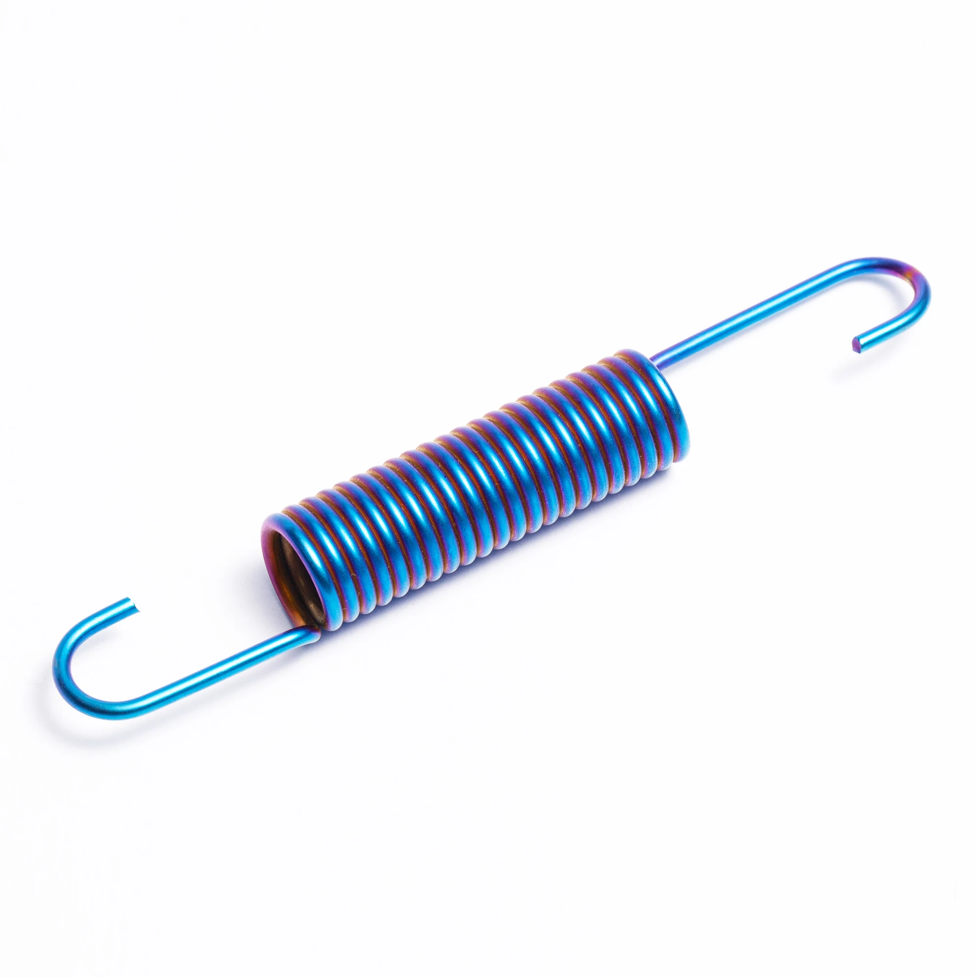 Titanium Alloy Pullback Spring Double Tension Black Coating Spiral Coil Style Motorcycle Hardware Compression/Extension/Torsion