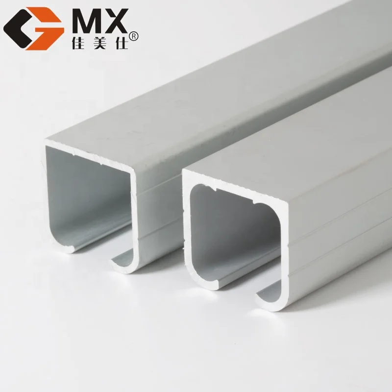 Profile Curtain Tracks Manufacturer Extrusion Aluminium Alloy Rail Aluminium 6063 Aluminum Alloy