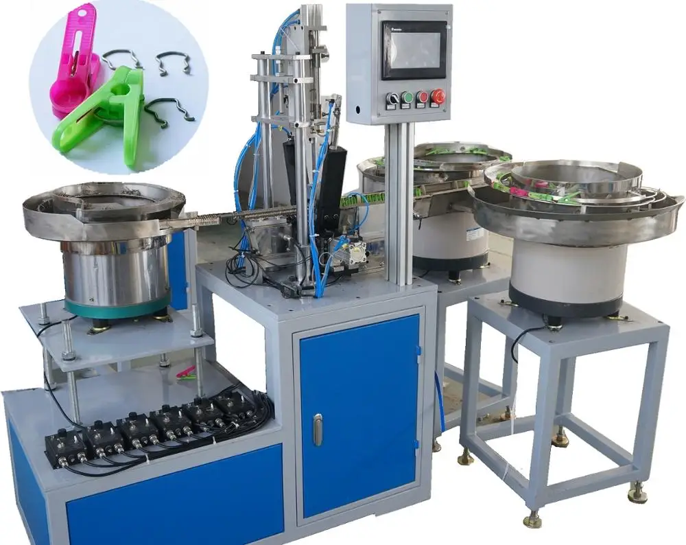 Машина для сборки штифтов одежды