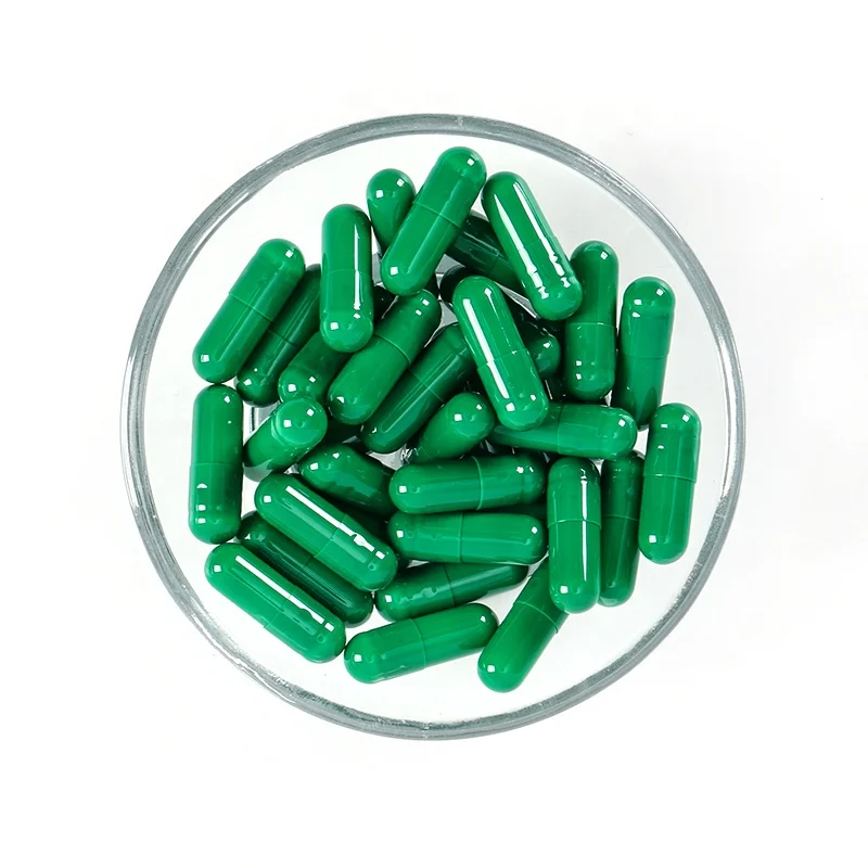 Size 000 High-quality hard vegetable capsules with customized printings