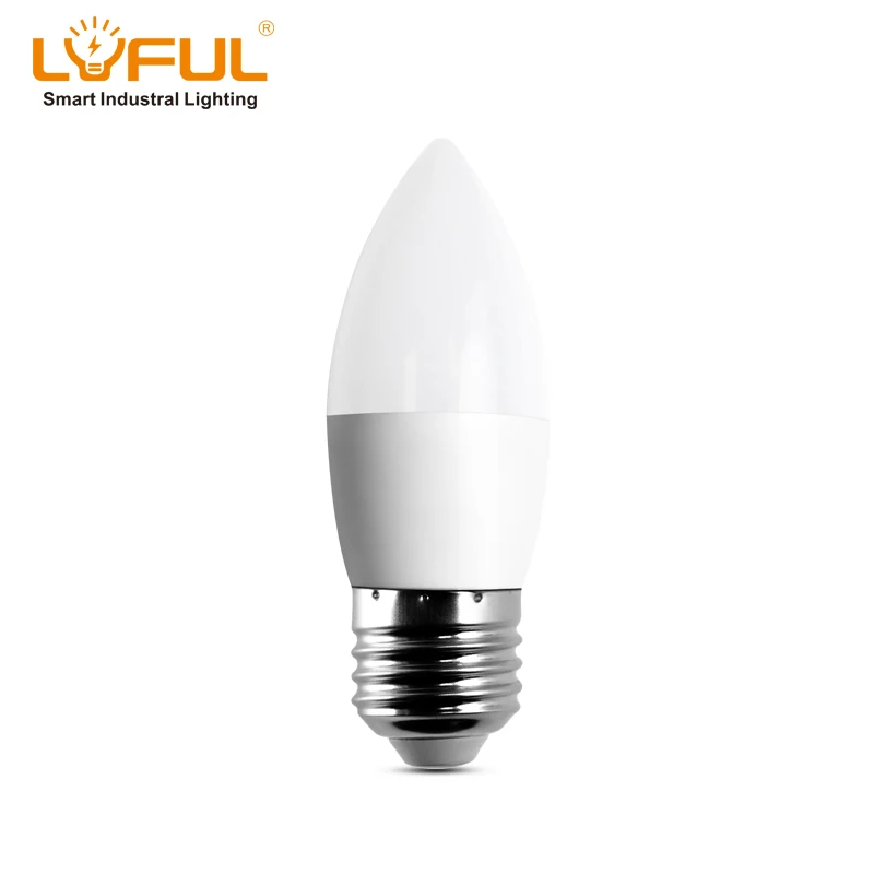 Led Candle Lights E27 E14 Cheap Mini Mirror Led Candle Bulb China for Decoration 3W 5W 6W 7W Lighting and Circuitry Design ROHS