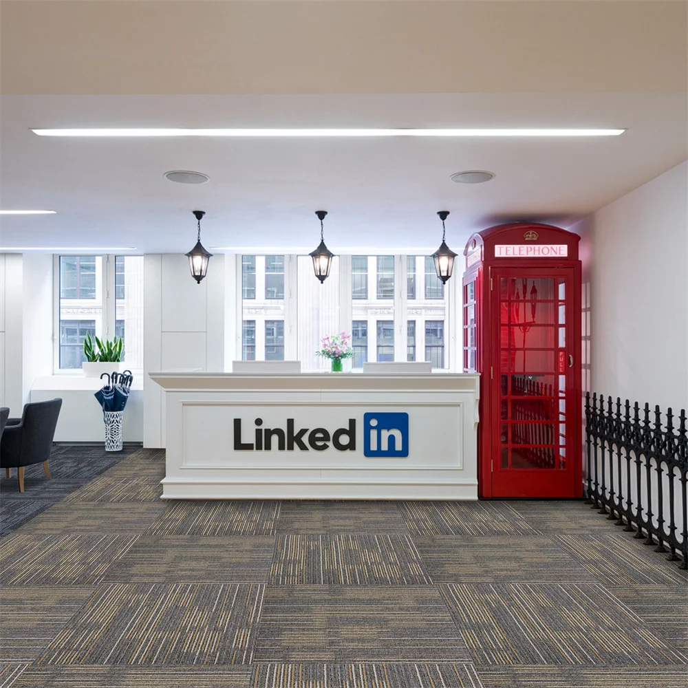 Carpet Supplier Good Price Carpet Commercial Office Loop Pile Square Carpet Tiles 50x50