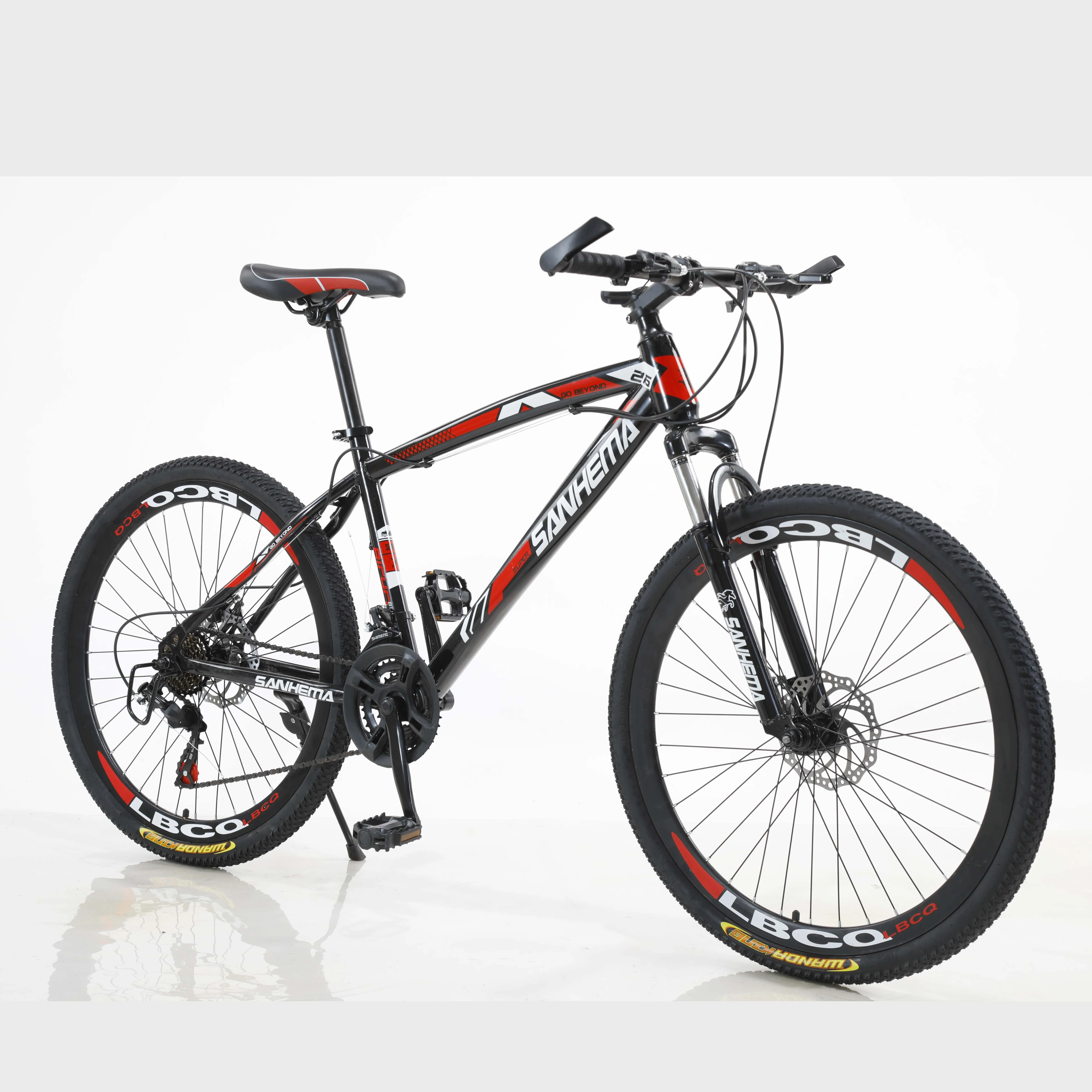 24 26 27.5 Inch 21 Speed Disc Brake Folding Steel Mountain Bike 24 Hour Manufacturer Warranty