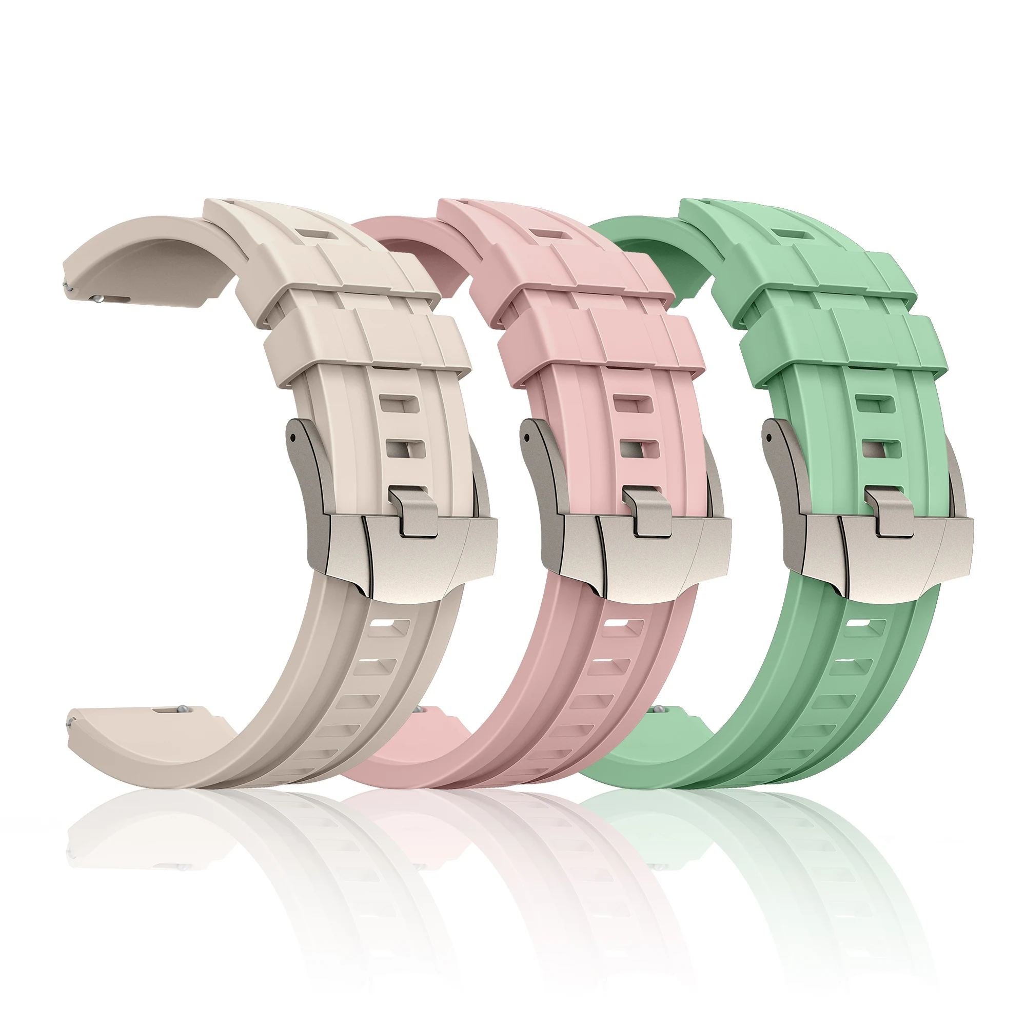 RYB High Quality Fashionable Comfortable Wearing Fluororubber Watch Watch Bracelet For Samsung Galaxy Watch Series