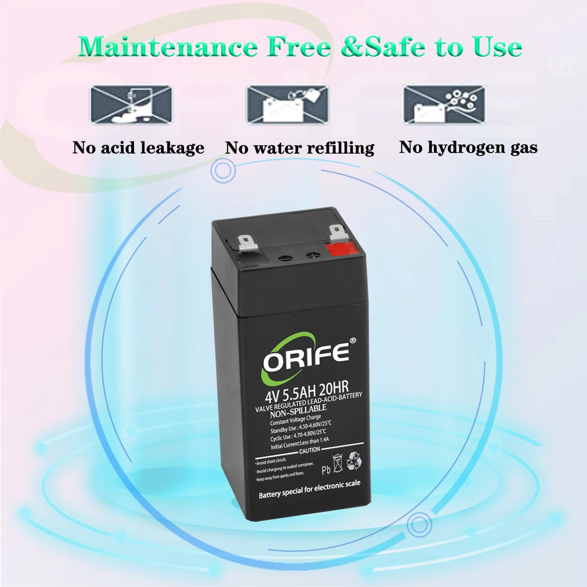 Зарядное устройство ORIFE Guangzhou для разрядки 4 в 6 Ач свинцово-кислотная батарея электронных балансов
