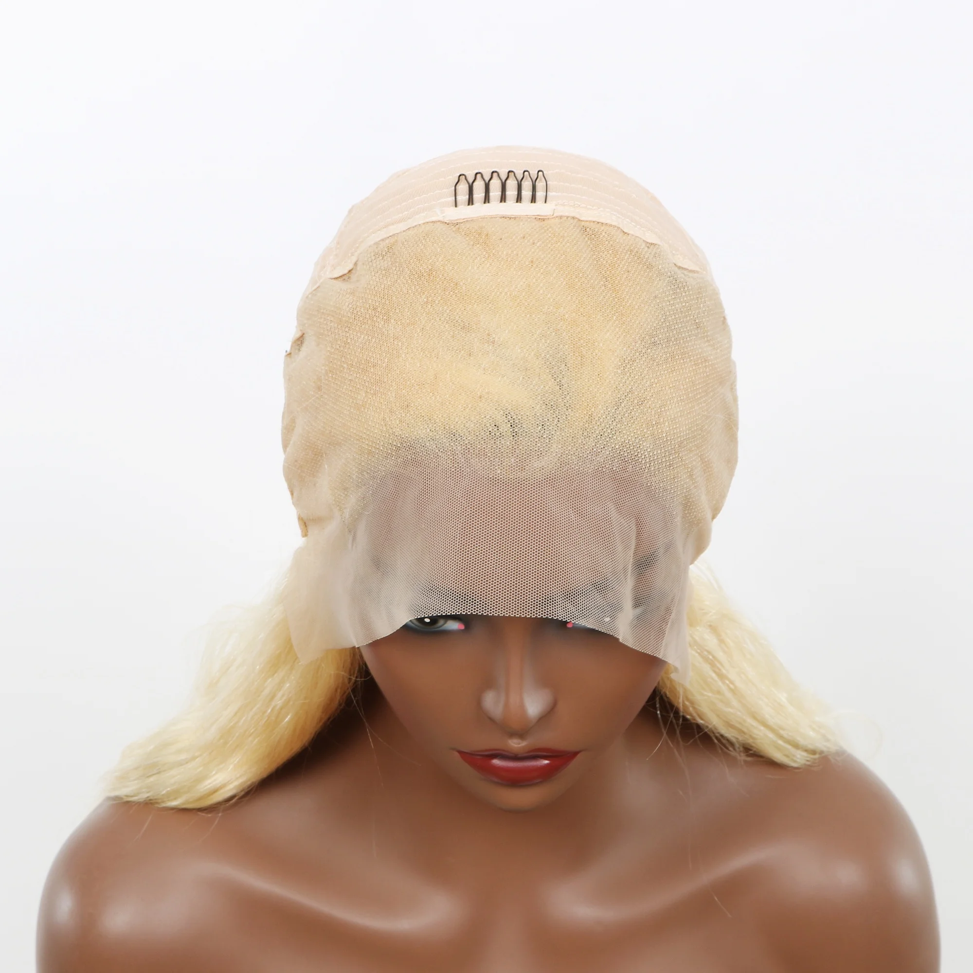 Pretty 613 blonde body wave lace front wig mink Brazilian virgin human hair wigs vendor wholesale transparent hd frontal wigs