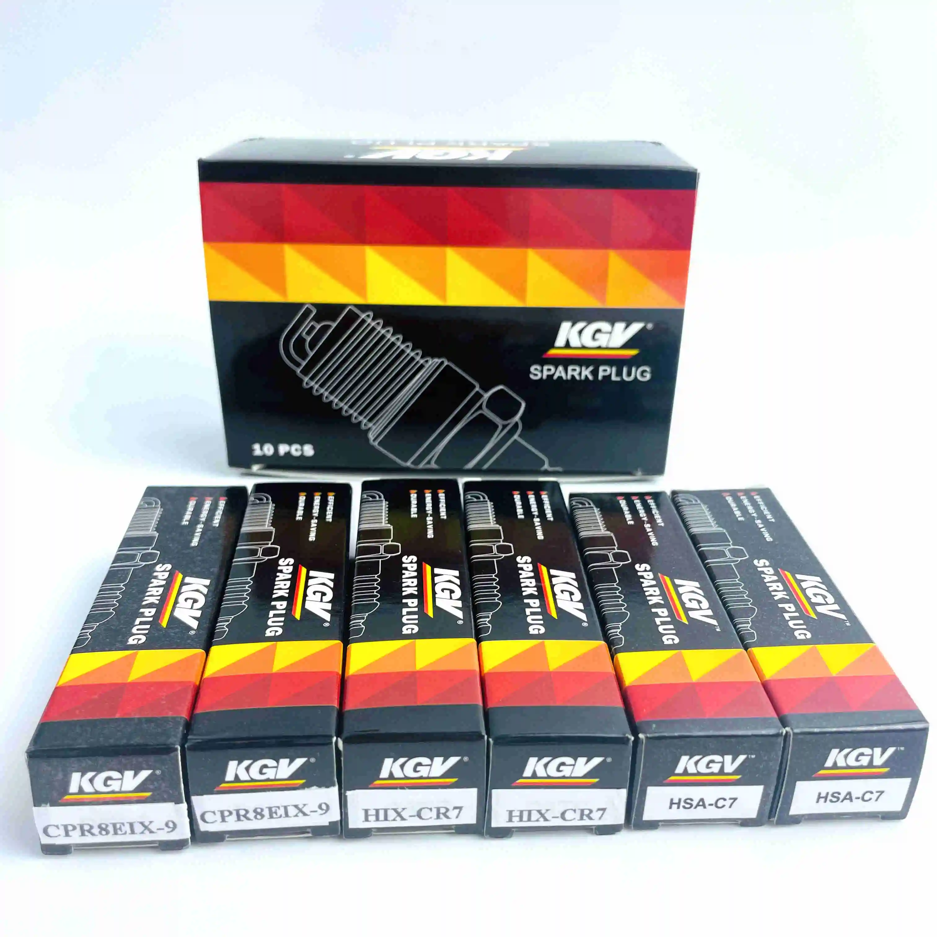 Quality motorcycle motor spark plug CPR8EIE-9 HSA-C7 HIX-CR7