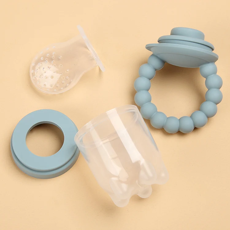 New Infant Teething Toy Teether Bpa Free Fruit Feeder Pacifier Food Grade Hot Baby Food Feeder