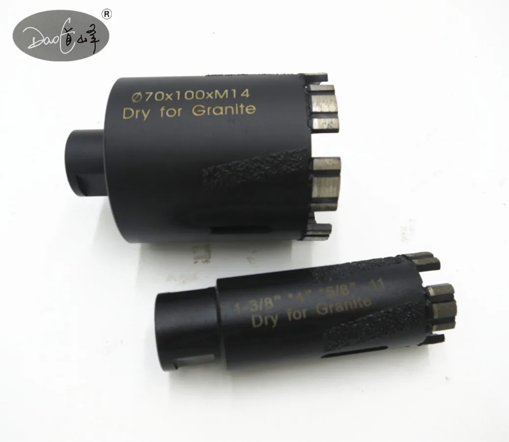 Dry Diamond Core Drill Bit  Thread for Granite core drill bit dry drill bit