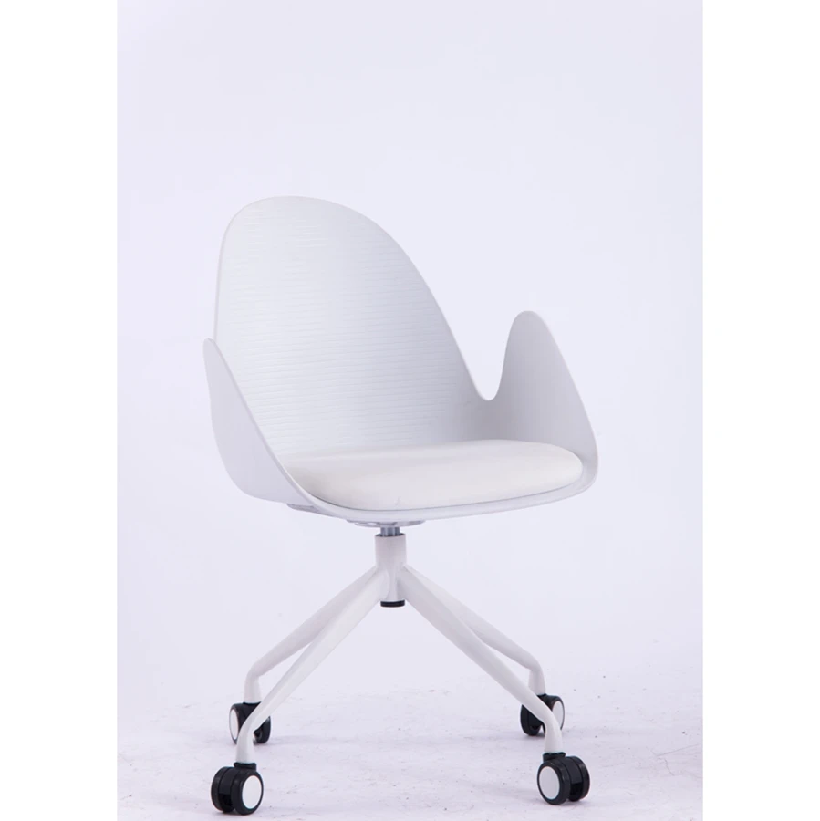 Новейший дизайн, высокое качество, обеденный пластиковый металлический стул, полипропиленовый стул с обивкой