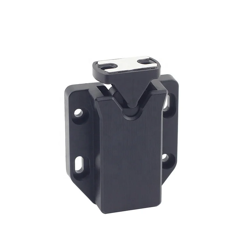 High grade plastics Push to Open Cabinet Hardware Magnetic Push Latch Lock for Hidden Door Touch and Catch Magnet Push