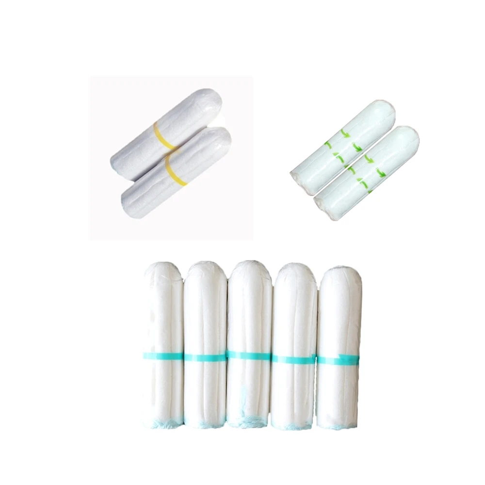
Super Absorbent Disposable Organic 100% Cotton Tampon Applicator Tampon for Menstrual Period Clean OEM 