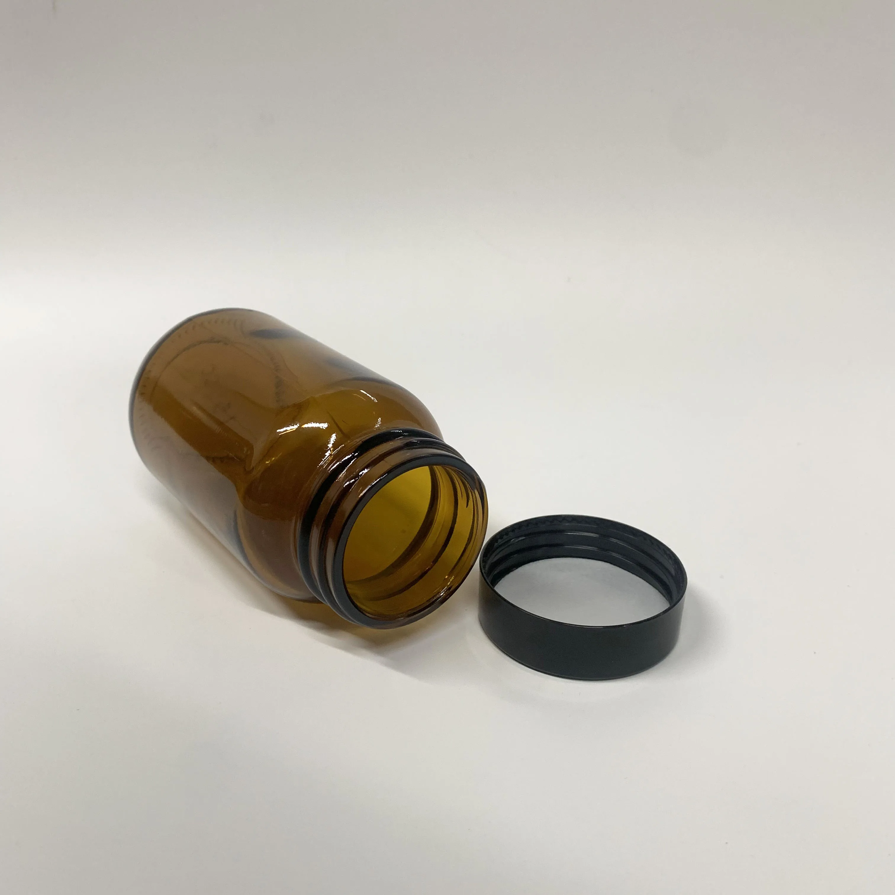 150ml 250ml 500ml high borosilicate amber color wholesale reagent chemical bottle with inner lid seal