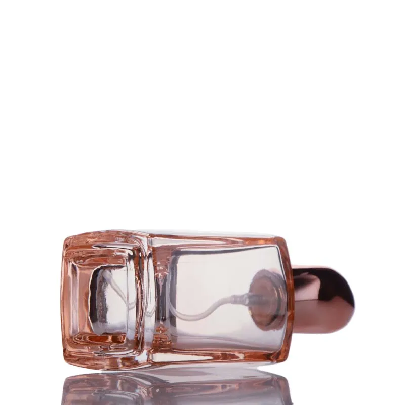 Refillable Perfume Bottle Packaging Custom Luxury Clear 30ml 50ml Perfume Spray Glass Bottle