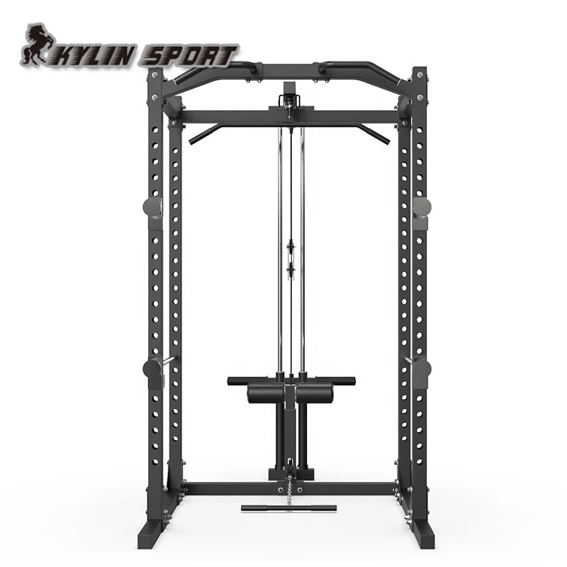 Kylinsport gym home equipment wholesale power cage squat rack multi functional fitness power rack