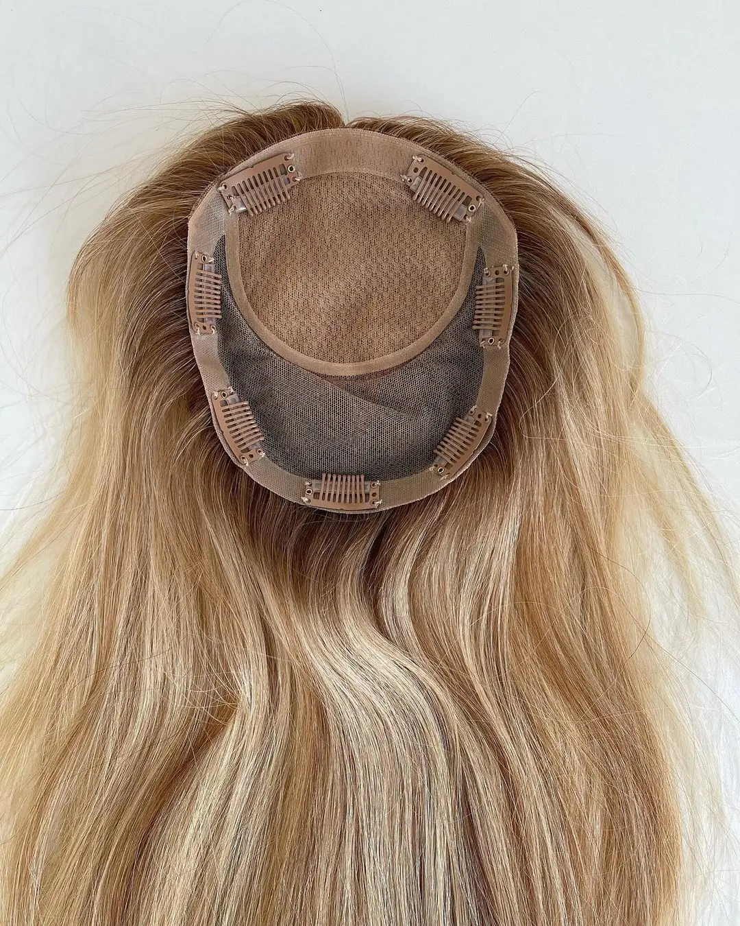 Европейский Топ из шелка и кружева для волос, шелковая основа, полная многонаправленная часть для женщин, система для замены волос