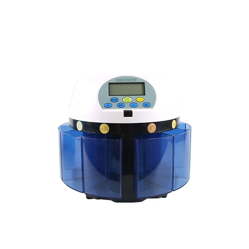 CS-6500-1  Fast speed Coin Counting Machine Euro Coin Sorter Mixed Value Amount Counter High quality Coins Counting Machine