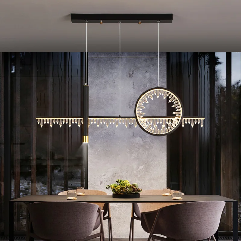 Newest LED chandelier nordic lamp with spot light kitchen pendant light dining lighting