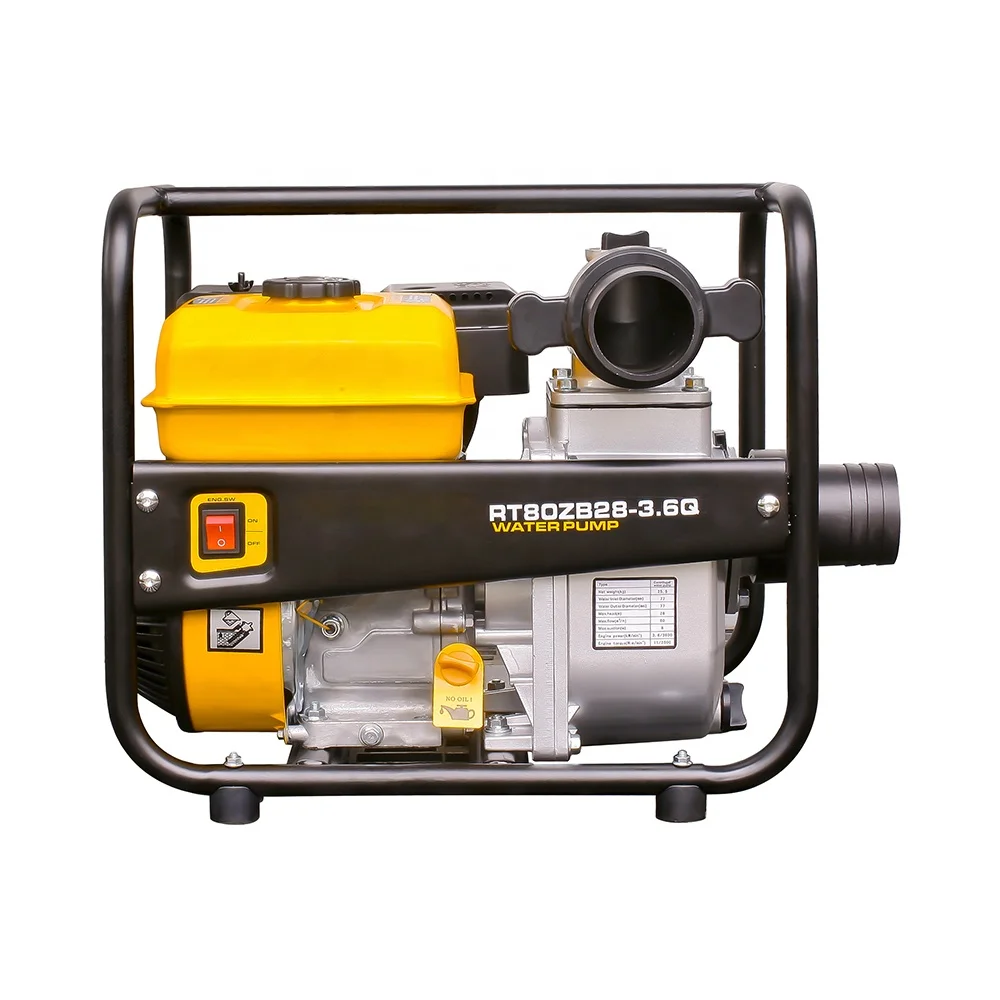 High Pressure Booster Deep Well Submersible Water Pumps & Parts / Farm Irrigation Small Gasoline Petrol Engine Industrial Pumps