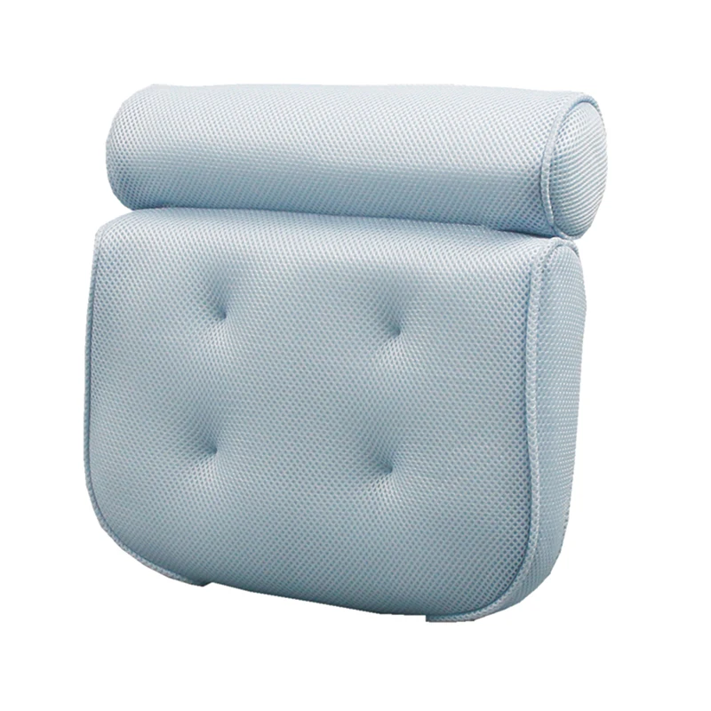 Factory directly washable massage waterproof 3d bath pillow