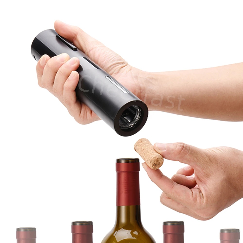 Lower Moq Battery Wine Bottle Corkscrew And Foil Cutter Kit Rechargeable Automatic Electric Wine Opener Gift Set