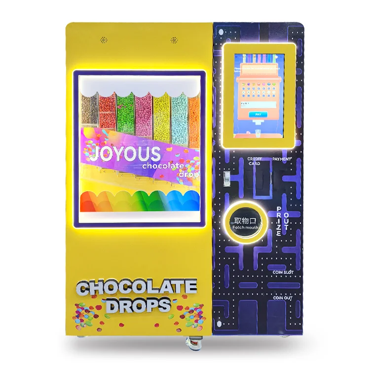 Hot Selling Commercial New Design Chocolate Bean Candy  Dispenser Vending Machine for Boys and Girls