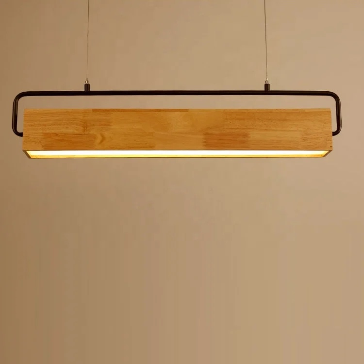 Guangdong промышленный 20 Вт 24 Вт наружный Многофункциональный прикроватный офисный дизайнерский светодиодный Современный деревянный подвесной светильник в скандинавском стиле