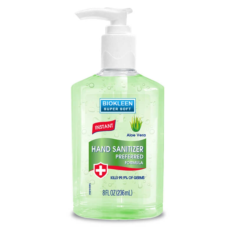 Biokleen Custom Free Sample 8 FL OZ Hand Sanitizer Aloe Vera Hand Sanitizers