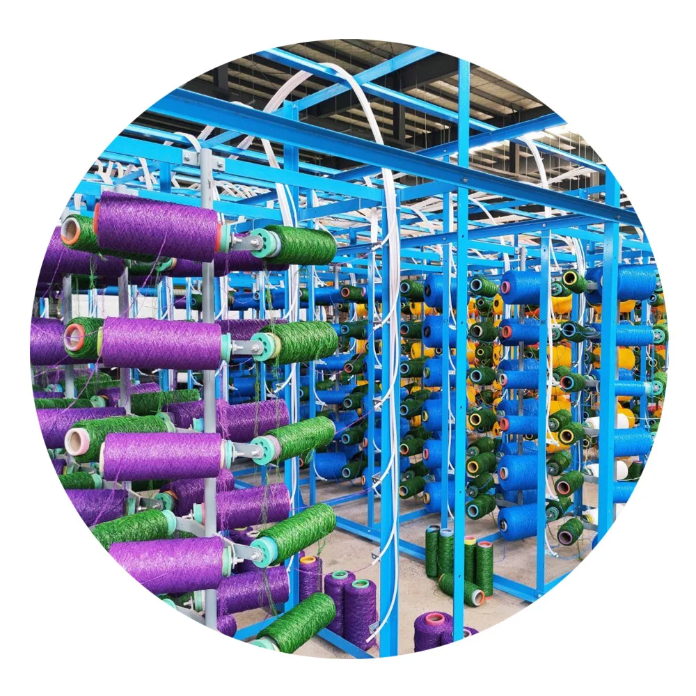 Artificial grass making machine Producing Machine for Colorful Rainbow artificial grass kindergarten playground synthetic