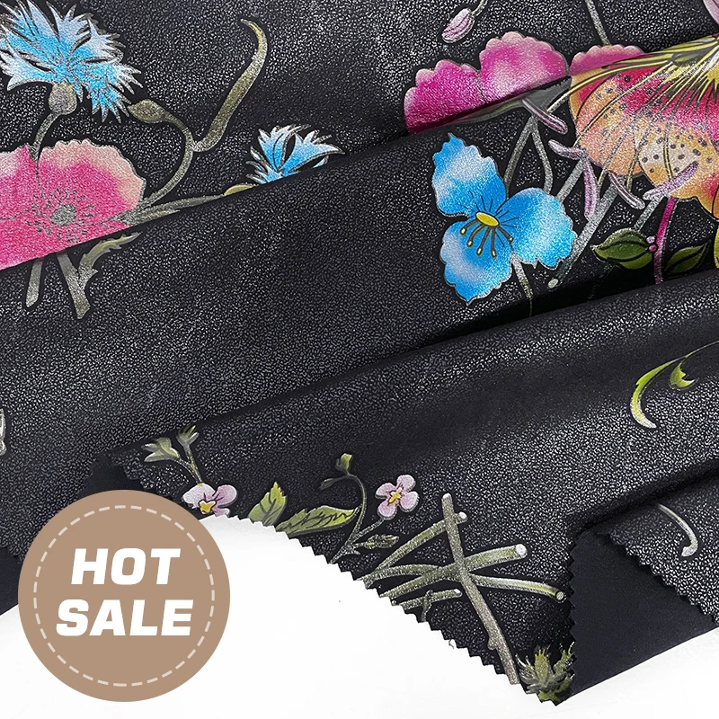 esse textile scuba suede foil 95%terylene 5%spandex fabric for woman tops fashionable  garment shirts dress