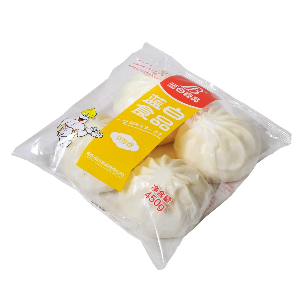 Chinese Food Chinese Snack Cooked Mantou Frozen Steamed Bread Bun Bean Buns