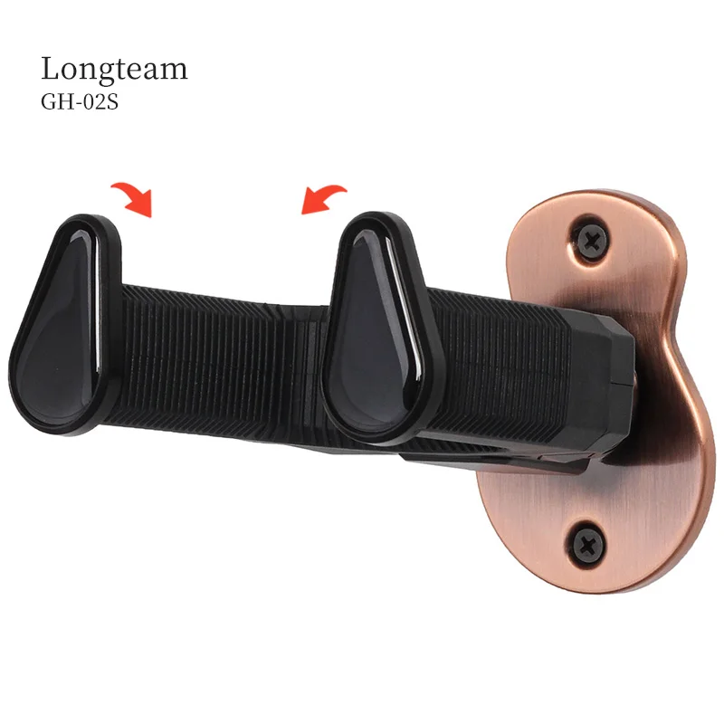 Automatic Lock Electric Bass Guitar Rack Hook Wall Mount Guitar Hanger For Ukulele and Classical Guitars