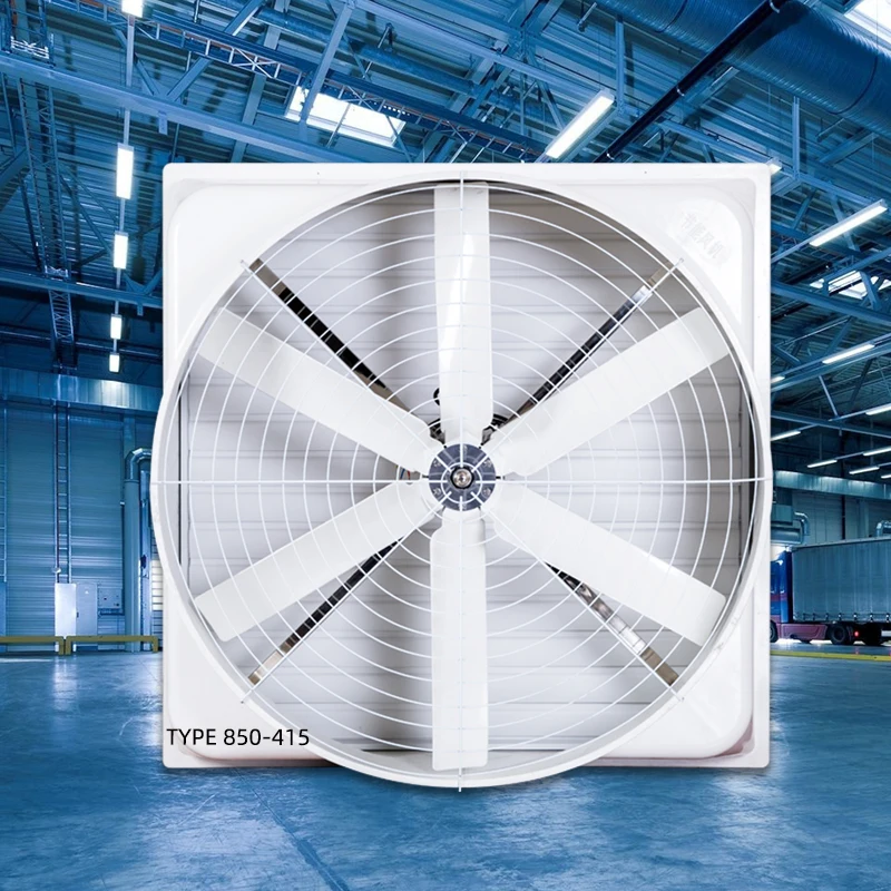 415v Fresh Air High Efficiency Blinds Design Fiber Reinforced Plastic Frp Axial Fan Manufacturer For Poultry House