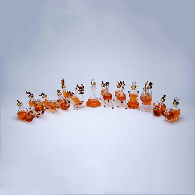 Handmade Creative Chicken Shape Glass Whiskey Wine Vodka Decanter Bottle