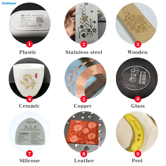 10W UV Laser engraving glass Aluminum oxide Copper Brass Stainless steel Plastic Acrylic Silicone UV Laser Machine tr-w-uv