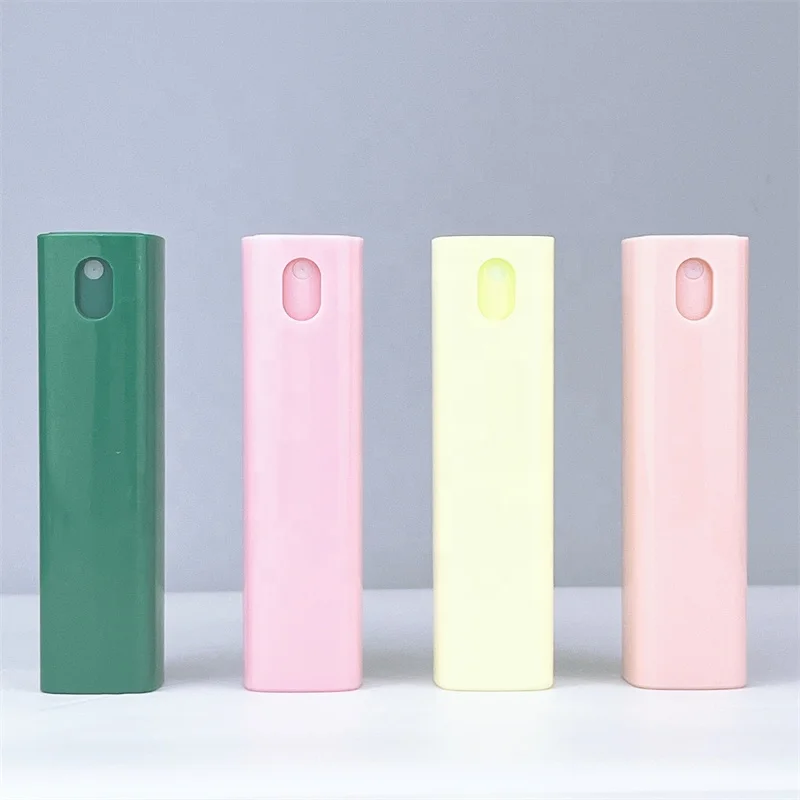 Beautiful 10ml Dental Oral Disinfection Spray Bottle Plastic Clothes Freshener Colorful square Pump