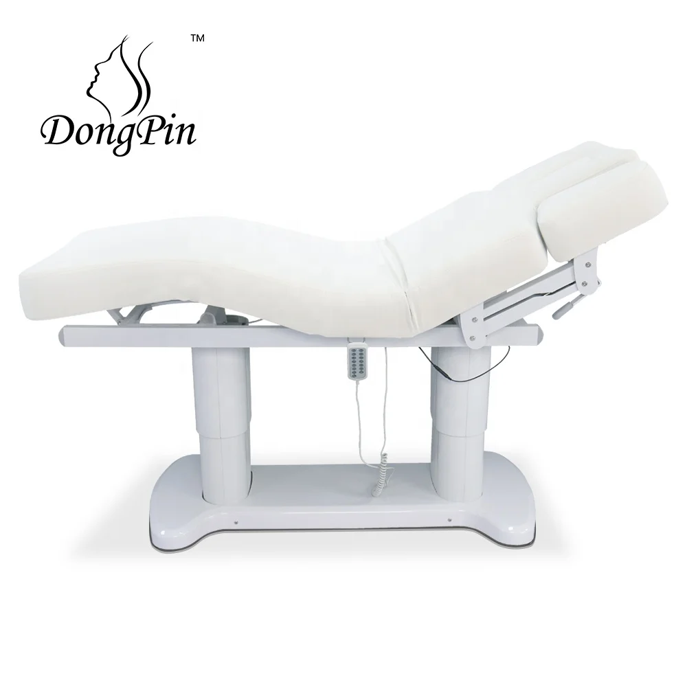 Heated Esthetician Therapy Spa Wellness Treatment Salon Cosmetic 4 Electric Motor Extension Beauty Bed