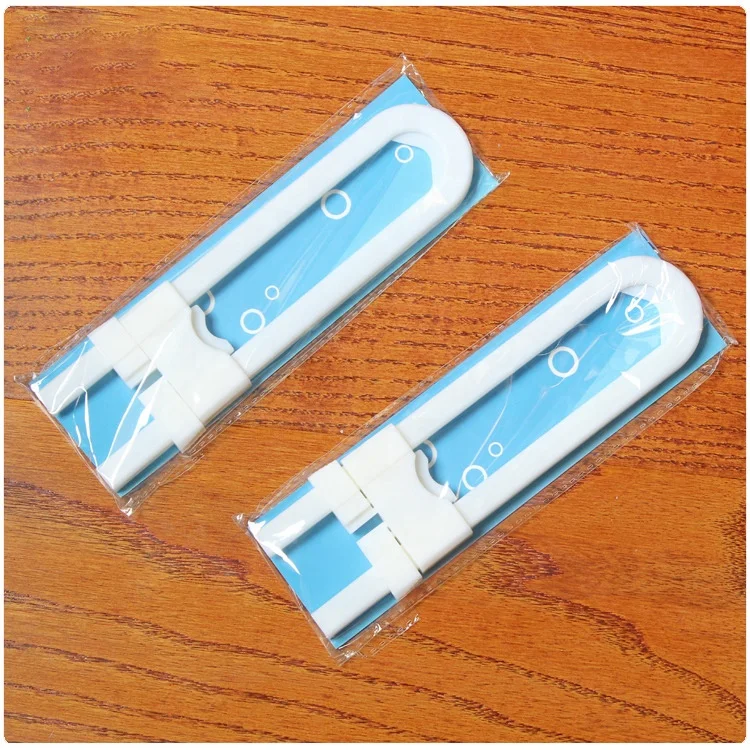 New Style U-Shaped Child Cabinet Safety Latches Adjustable Baby Proofing Drawer Lock For Drawer Door Gate