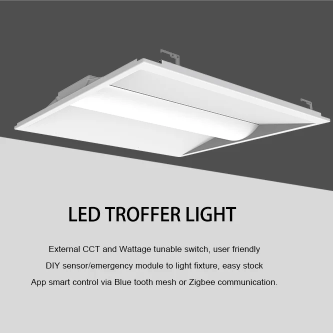 Troffer Led Panel Light Designer Hot Sale 36w 50w Office Led Ceiling Troffer Panel Light