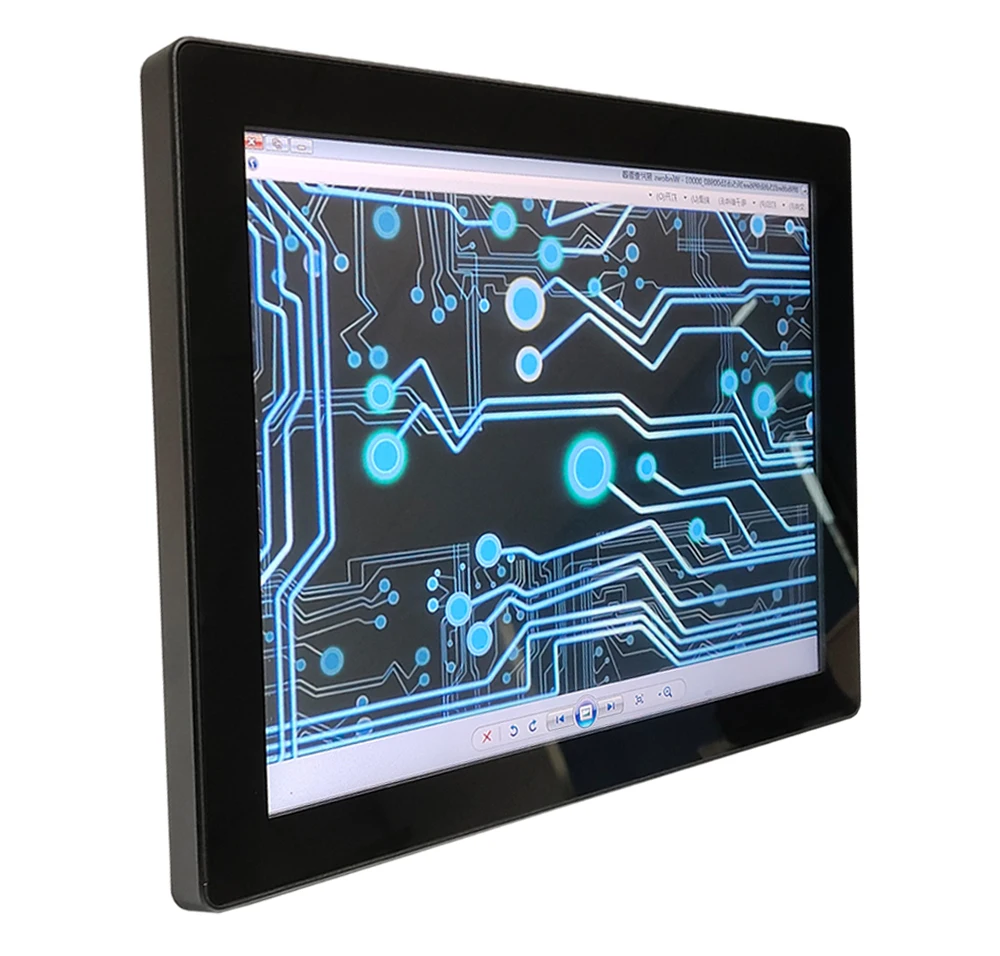 10.4/12.1/13.3/15 Inch Capacitive Touch Industrial Monitor Waterproof Screen VGA HDMI touch screen monitor panel pc Display