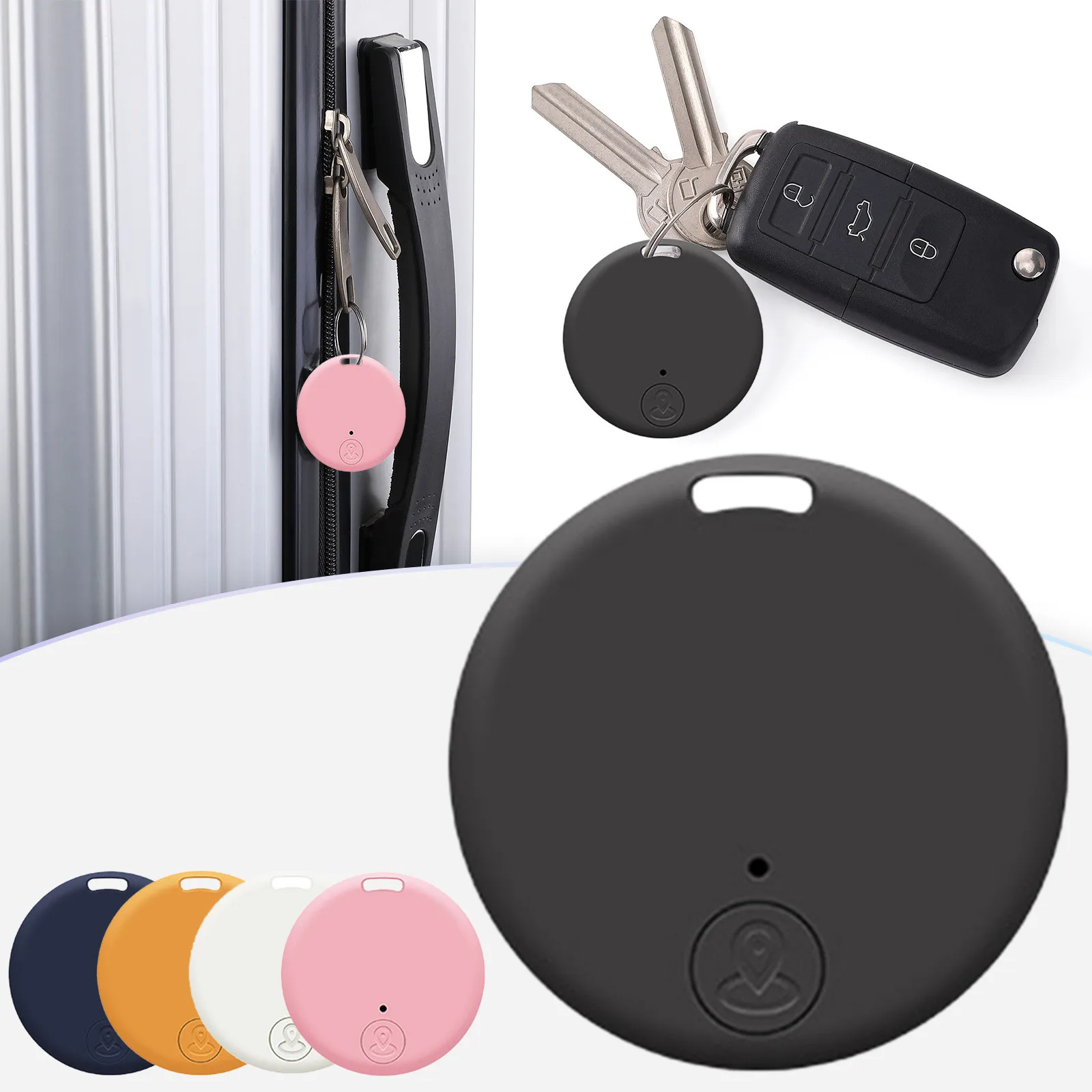 Mini GPS Tracker Bluetooths 5.0 Anti-Lost Device Pet Kids Bag Wallet Tracker Compatible with  Android Smart Finder Locator
