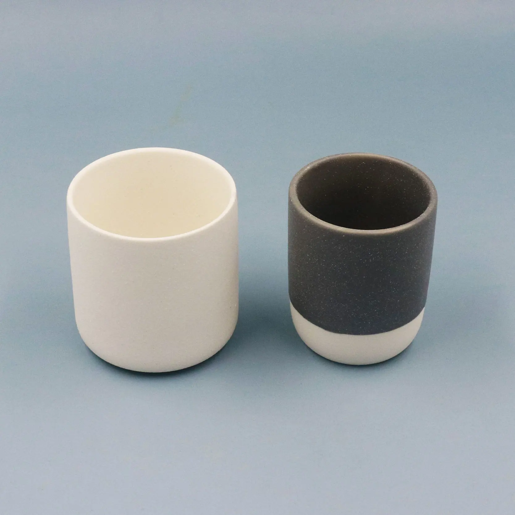 Wholesale Fancy Modern Custom Clay Frosted Craft Ceramic Candle