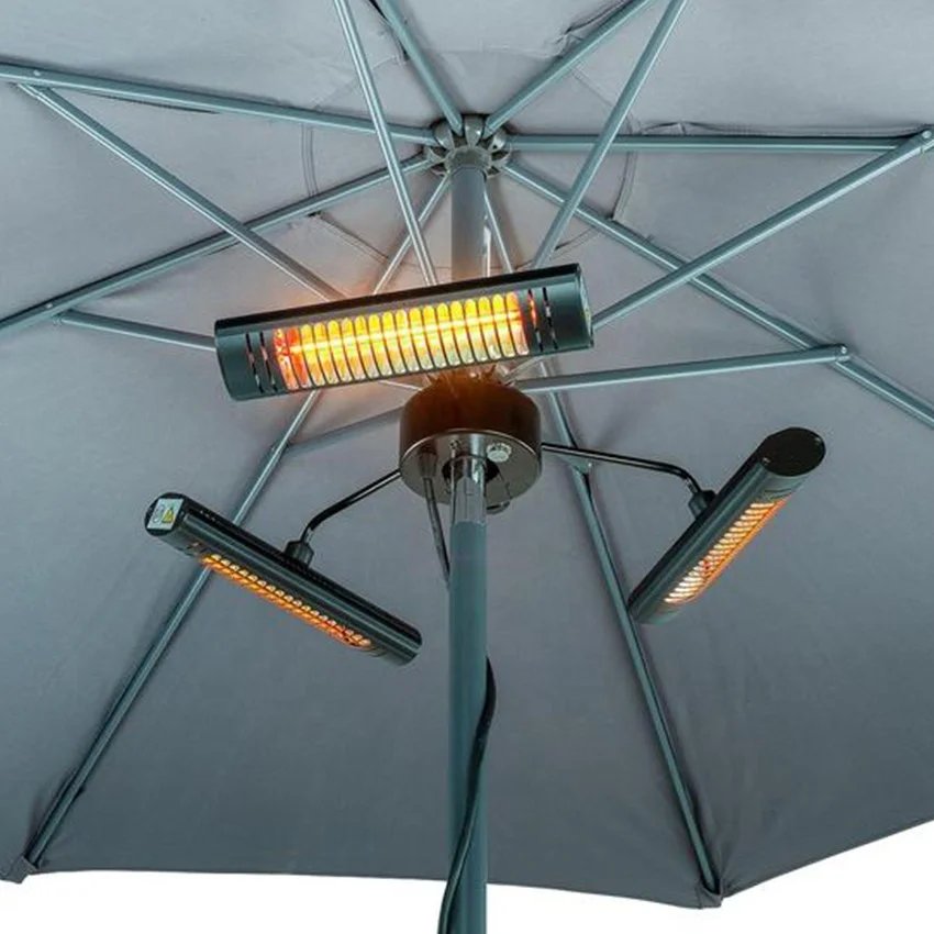 Electric parasol heaters outdoor heaters for garden umbrella
