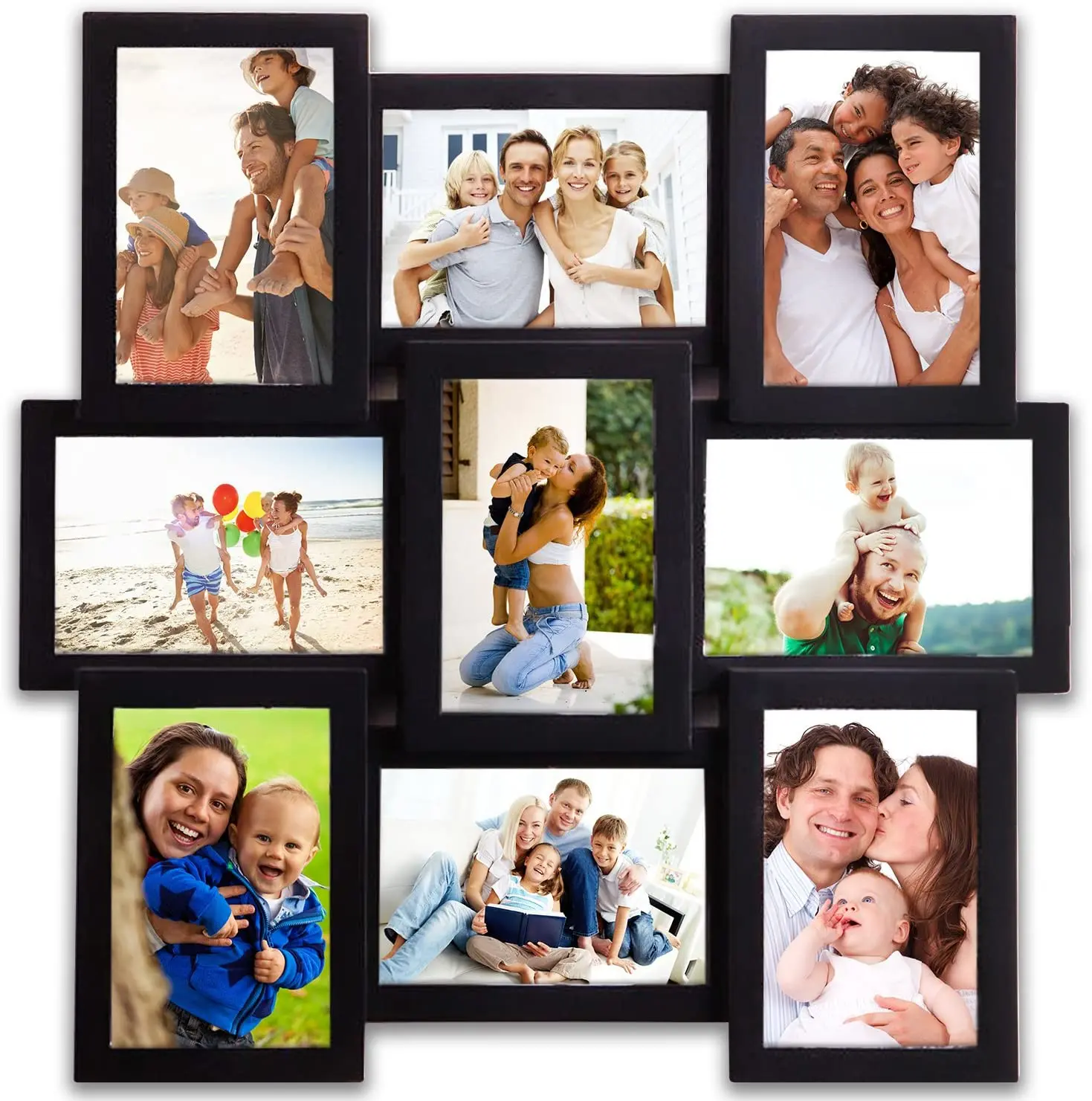 2020 Cheap More Photo Frames,9 combination,Square Wall Decoration With Standing,6 inches